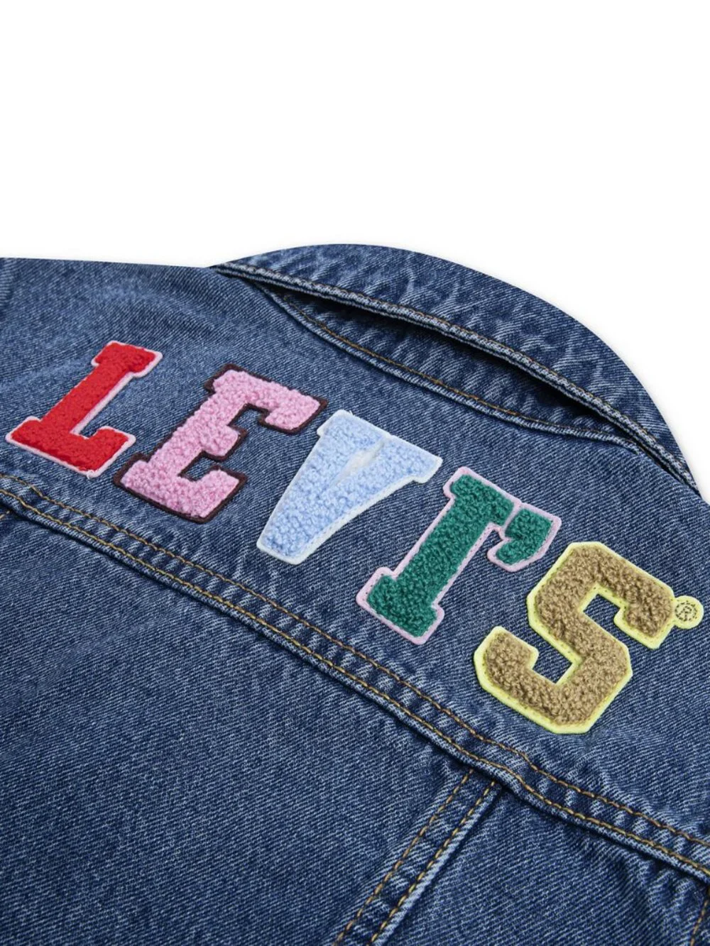 Levi's® Girls  Denim Trucker Jacket with Patches & Levi's Top Great for School!